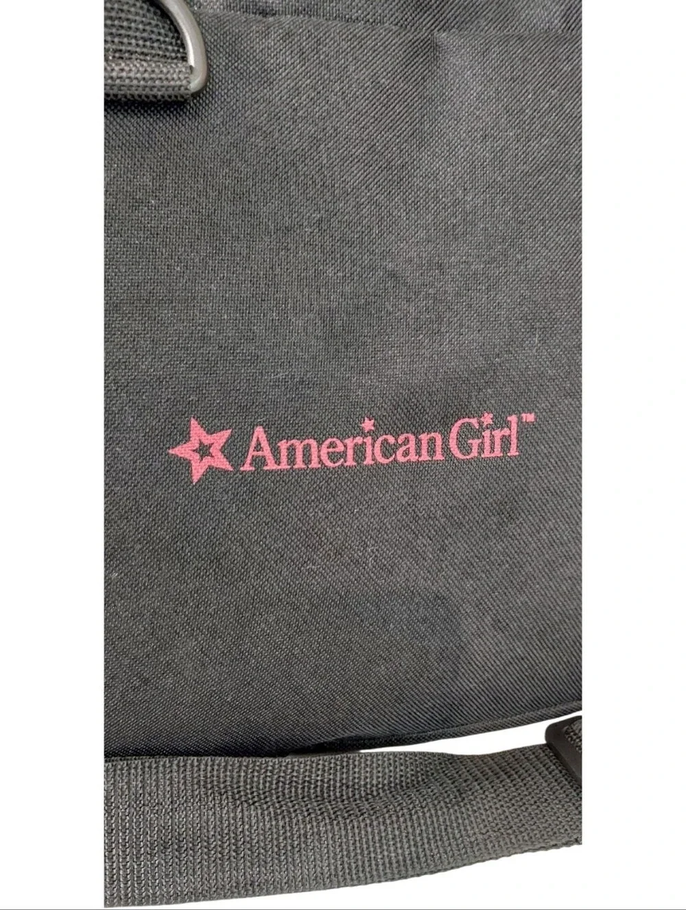 American Girl Black Laptop Tote NWOT